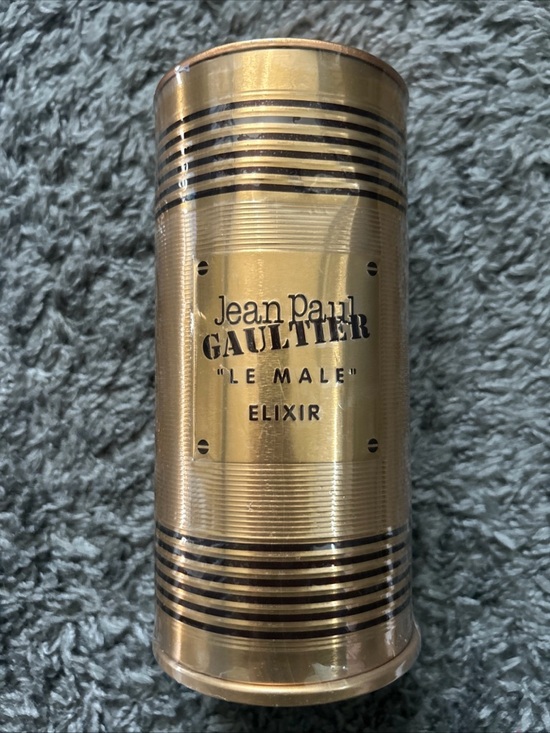 Jean Paul Gaultier Other - Jean Paul Gaultier Gold and Black Le Male Elixir Can